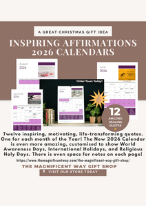 2026 Life Words Quotes Calendar