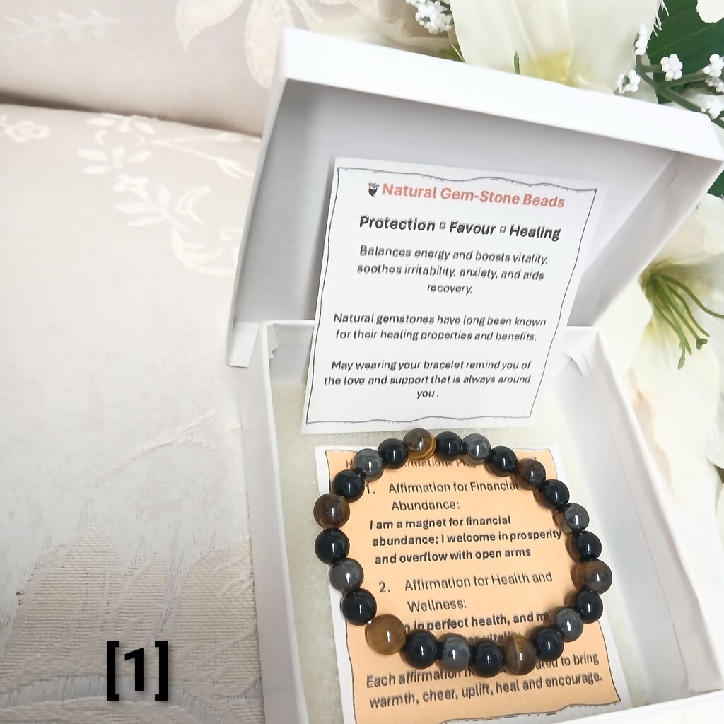 Healing Affirmation Prayer Bracelet